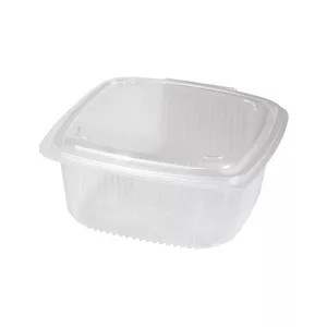 Barquette avec couvercle à charnière Ondipack PP 1000cc-185x135h84mm